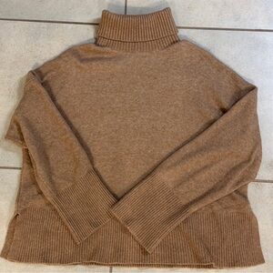 J. Crew Brown Turtleneck Sweater